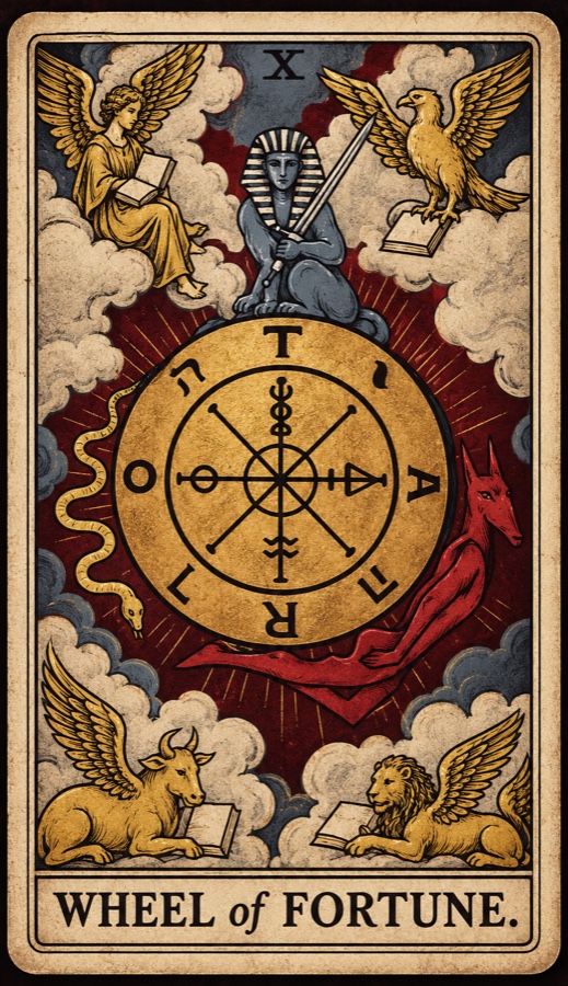 Wheel of Fortune tarot card